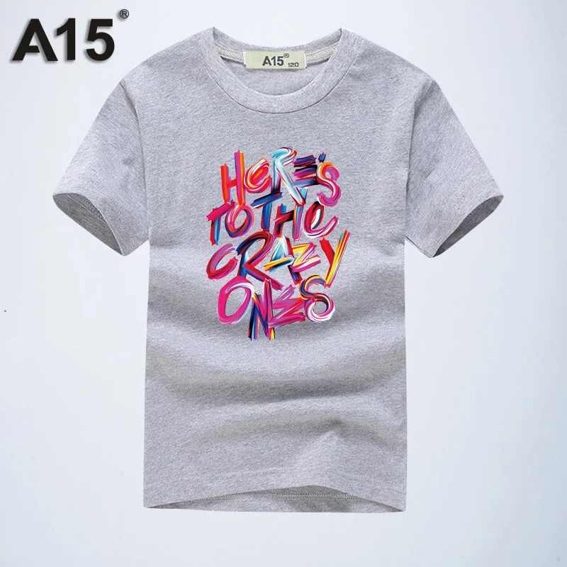 K4T72Gray Футболка Детские футболки для мальчиков, футболка для девочек Детская футболка белая футболка для малышей 10, 12, 14 лет забавная футболка с короткими рукавами - Цвет: K4T72Gray