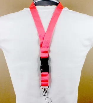 

New Wholesale 100pcs Lanyards Detachable ID Badge Holder Assorted Colors Brand New Black