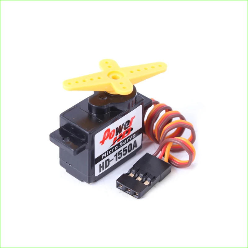 

4pcs/lot Power HD 1.1kg/ 5.9g Analog Servo HD-1550A with Plastic Gear