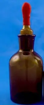 

Brown drop bottle 60ml glass drop bottle with adhesive cap