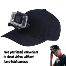 Камера спорта Бейсбол Hat Для Gopro Hero 5 4 3 EKEN H9 H8R H8 Xiaomi yi Аксессуары SJ500X SJCAM Камера Вс Hat Cap с базы