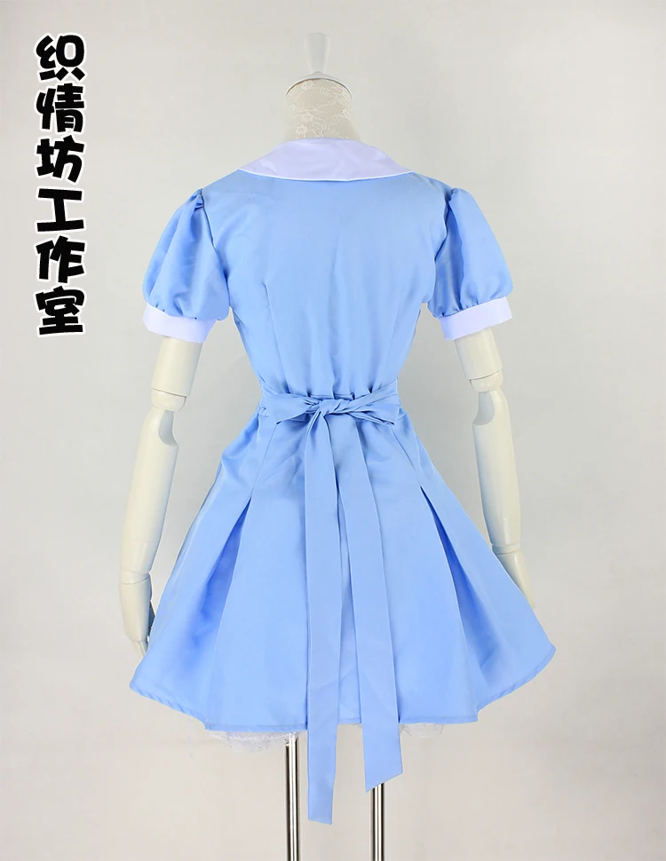 Shirakiin Riricho Cos Хэллоуин Аниме Inu x Boku SS K-ON косплей женский мультфильм Лолита синее платье Косплей Костюм