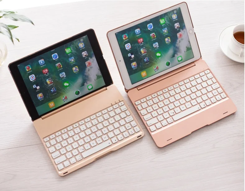 Тонкий ABS Беспроводной Bluetooth чехол для iPad 6 воздуха 2 Чехол клавиатура Подставки