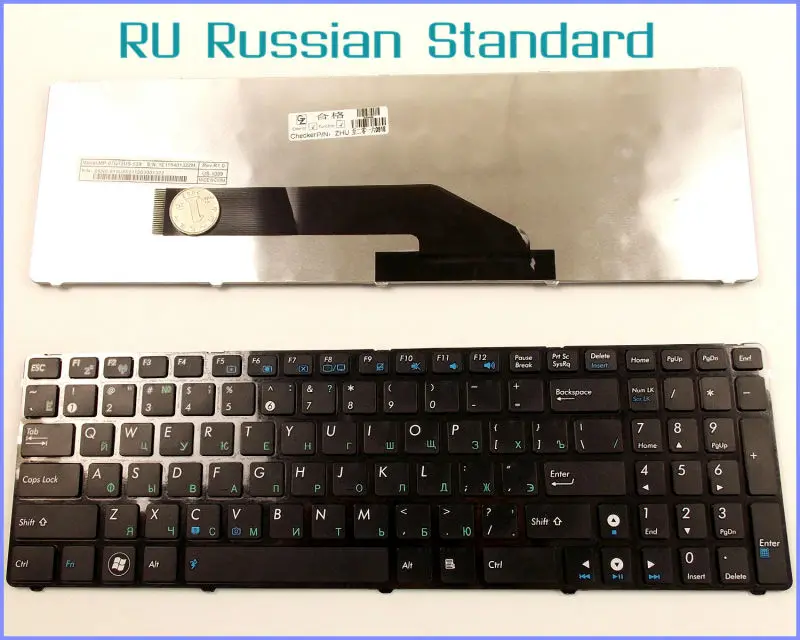 Русская версия Клавиатура для ноутбука ASUS K70I K70ID F90 F50 F52 F52q X5DC X5DIJ X50IJ X5DIN ноутбук