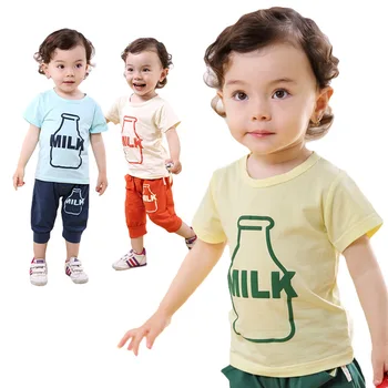 

Anlencool Special price High quality global best price baby clothing new cute boys suits printed T-shirt Summer baby clothes