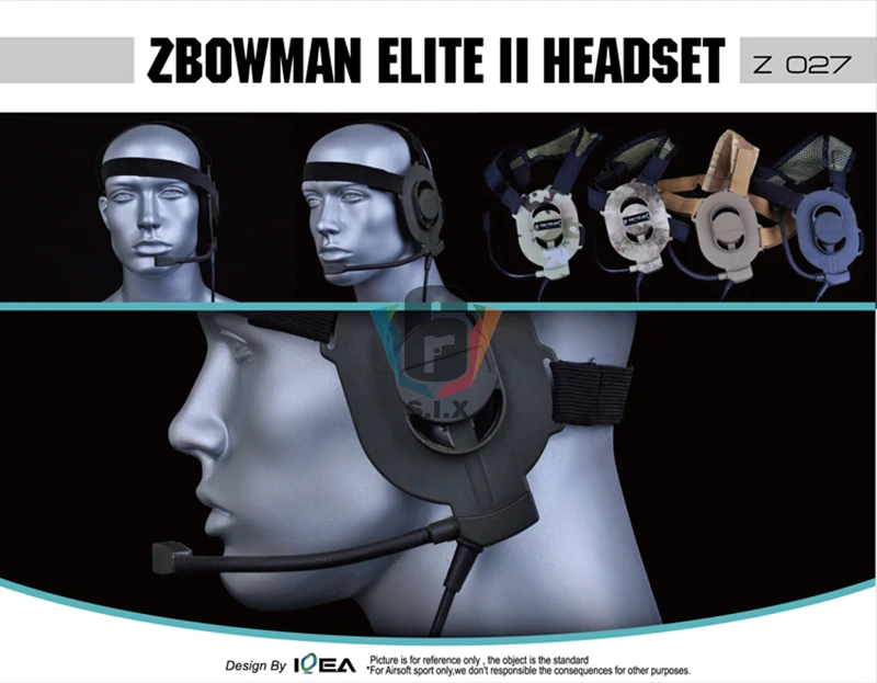 Z-tac Softair тактический охотничий Боумен Elite II наушники Военная Z тактическая гарнитура