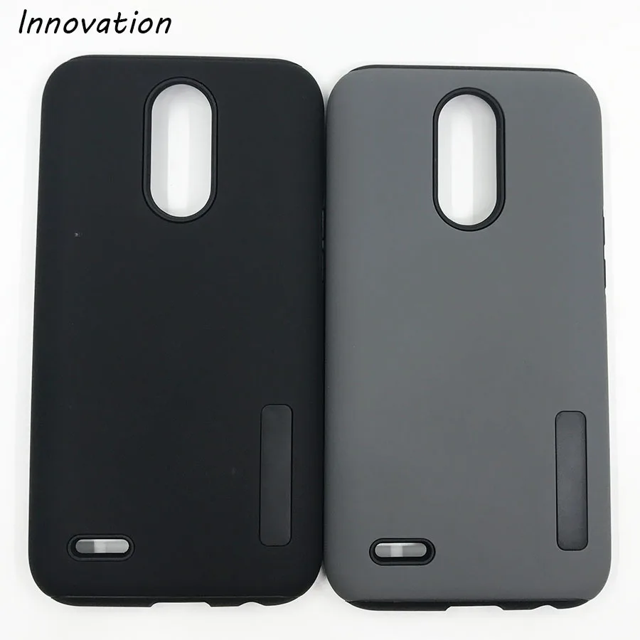 

Innovation New Shockproof Phone Cases For LG K10 2017 PC+TPU Hybrid Protect Back Cover For LG K10 2017 Matte Frosted Shield Case