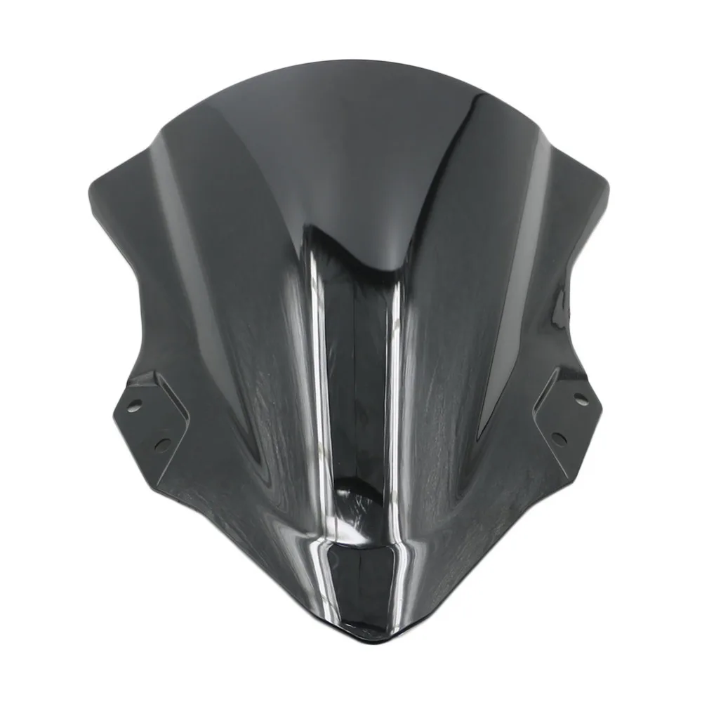 

Motorcycle ABS Black Windshield Windscreen Wind Deflector for Kawasaki Ninja 250 400 Ninja250 Ninja400 2018