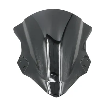 

Motorcycle ABS Black Windshield Windscreen Wind Deflector for Kawasaki Ninja 250 400 Ninja250 Ninja400 2018