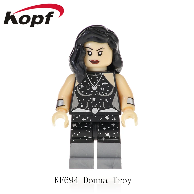 

Single Sale Building BLocks Super Heroes Donna Troy Superboy Model Action Figures Bricks Gift Toys For Children KF694