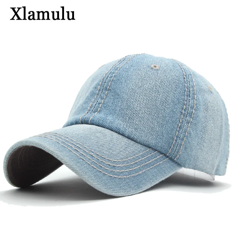 Xlamulu النساء قبعات بيسبول للرجال الجينز الفرقة Snapback قبعات Casquette عادي العظام Gorras الرجال عارضة قبعة أبي قبعة