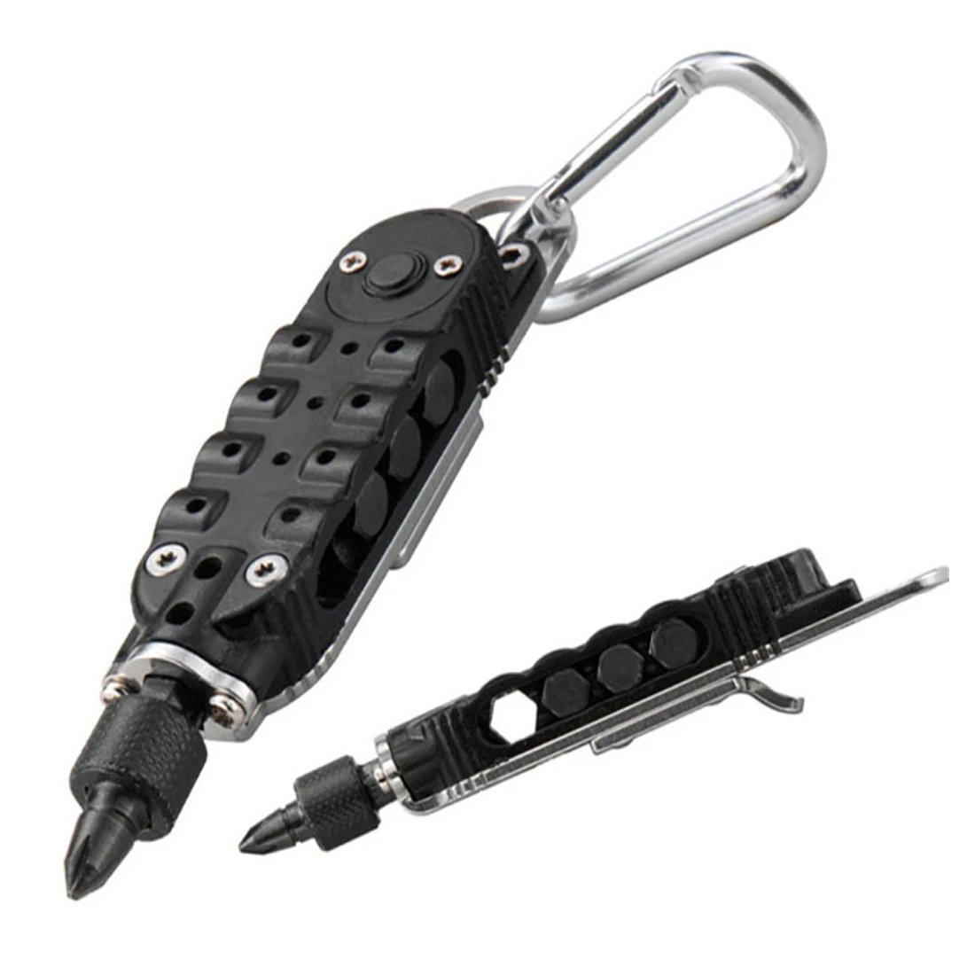 

Multifunctional Outdoor Tool EDC Keychain Screwdriver With Slotted,Phillips Hex Screwdriver Sets Wrench Opener Pocket Tools