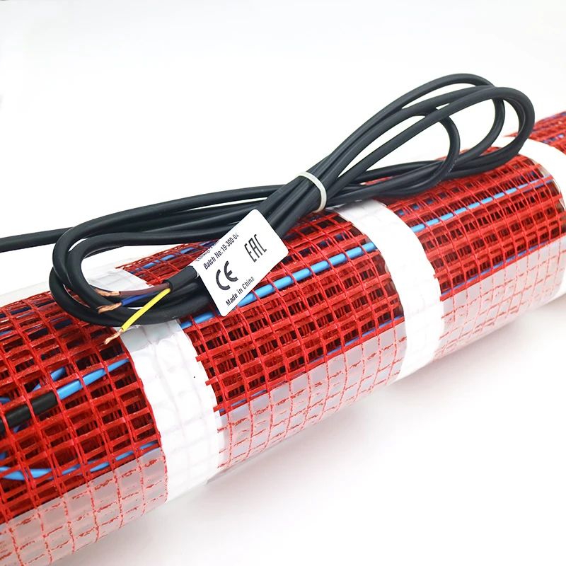 

525W 3.5sqm Safe and Confortable Electric Underfloor Heating Mats With Twin Conductor Cables for Tiles Floor Free Shipping