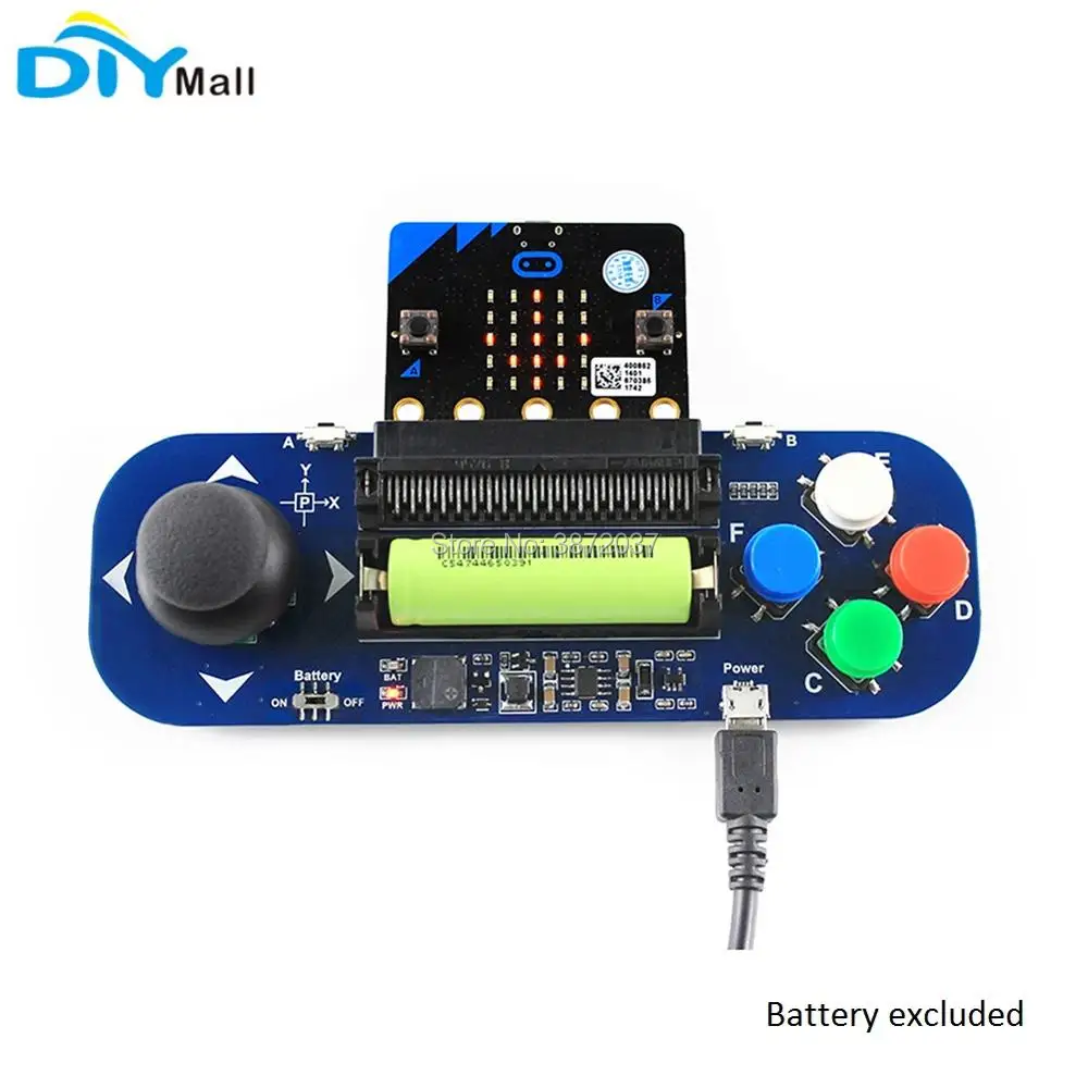 Плата с кнопкой расширения геймпада для Micro:bit Microbit|Модули умного дома| |