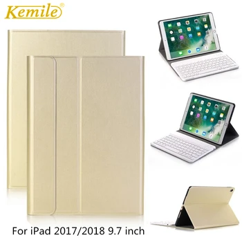 

Case For iPad 2018 Bluetooth Keyboard With removable Keyboard For iPad 2017 Pro 9.7 Air 1/2 Keyboard A1893 A1954 A1822 A1823