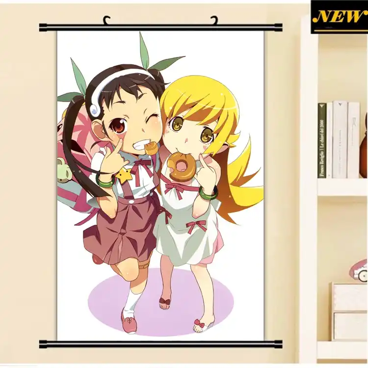 40x60cm Monogatari Story Bakemonogatari Oshino Loli Moe Cartoon 40x60cm Monogatari Story Bakemonogatari Oshino Loli Moe Cartoon