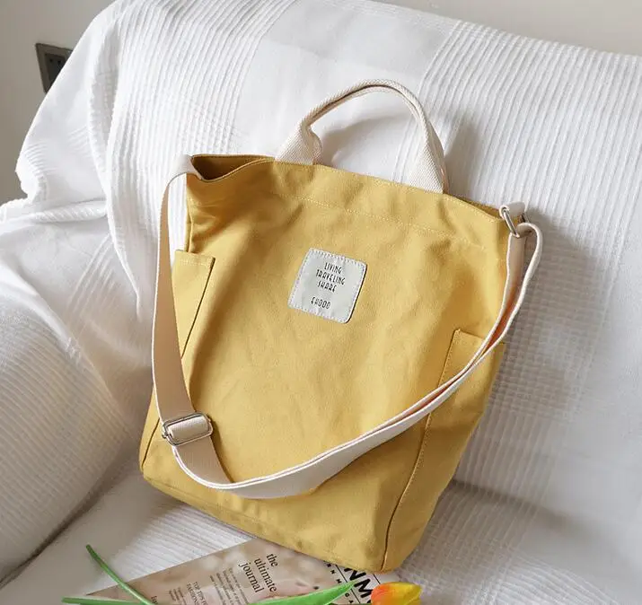 Корейская версия универсальной холщовой сумки через плечо Простые художественные косые сумки