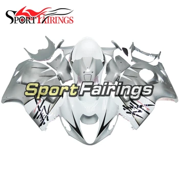 

Fairings For Suzuki GSXR1300 Hayabusa 97 07 Year 1997 1998 2006 2007 ABS Injection Motorcycle Fairing Kit Bodywork White Silver