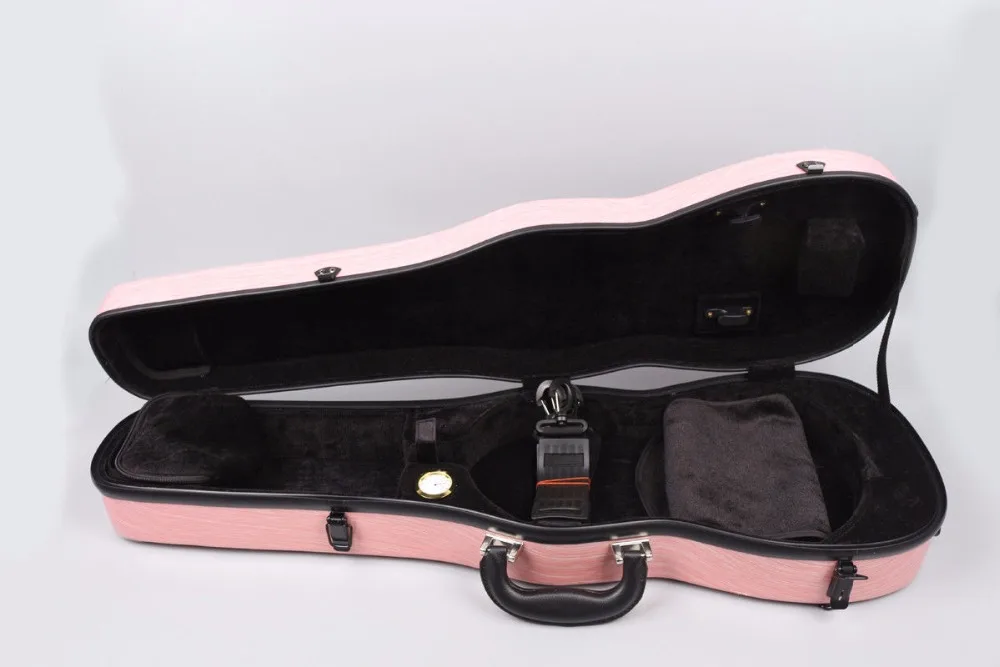 Розовый чехол для скрипки 4/4 композитный материал прочная коробка для скрипки розовый