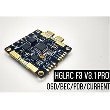 HGLRC F3 V3.1 PRO FPV Flight Controller Integrated OSD Current Meter 12 5V 3A BEC + PDB, 2S-6S For FPV Quadrocopter RC Drone