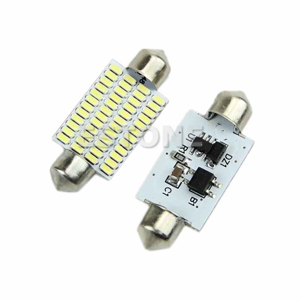 

New 42mm 48 LED 3014 SMD White Car Interior Light Festoon Dome Bulbs Lamp 01#