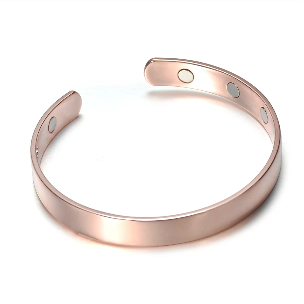 Rose gold Copper women Bracelets Healing Bio Therapy Arthritis