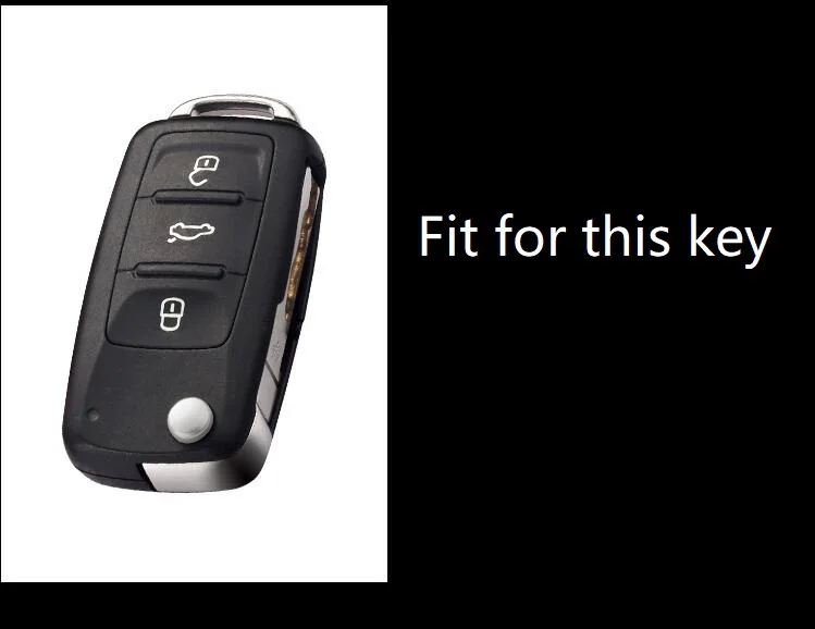 Ключа автомобиля чехол из натуральной кожи оцинкованная сплава для Volkswagen MK6 Tiguan Passat Golf 4 5 6 поло cc bora Skoda