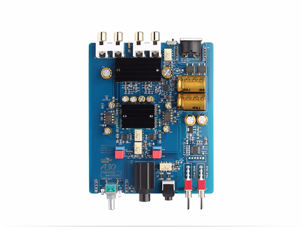 Топпинг A30 Настольный усилитель для наушников аудио усилитель 3,5 мм/6,35 мм выход для наушников TPA6120A2 усилитель