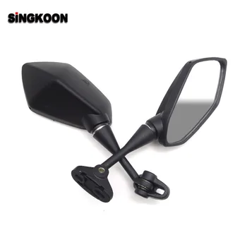 

Universal Motorcycle Rearview Mirrors Black Scooter Moto Side Mirrors FOR Kawasaki Ninja ZX-6RR Ninja 250R KTM 1190 RC8R RC8 390