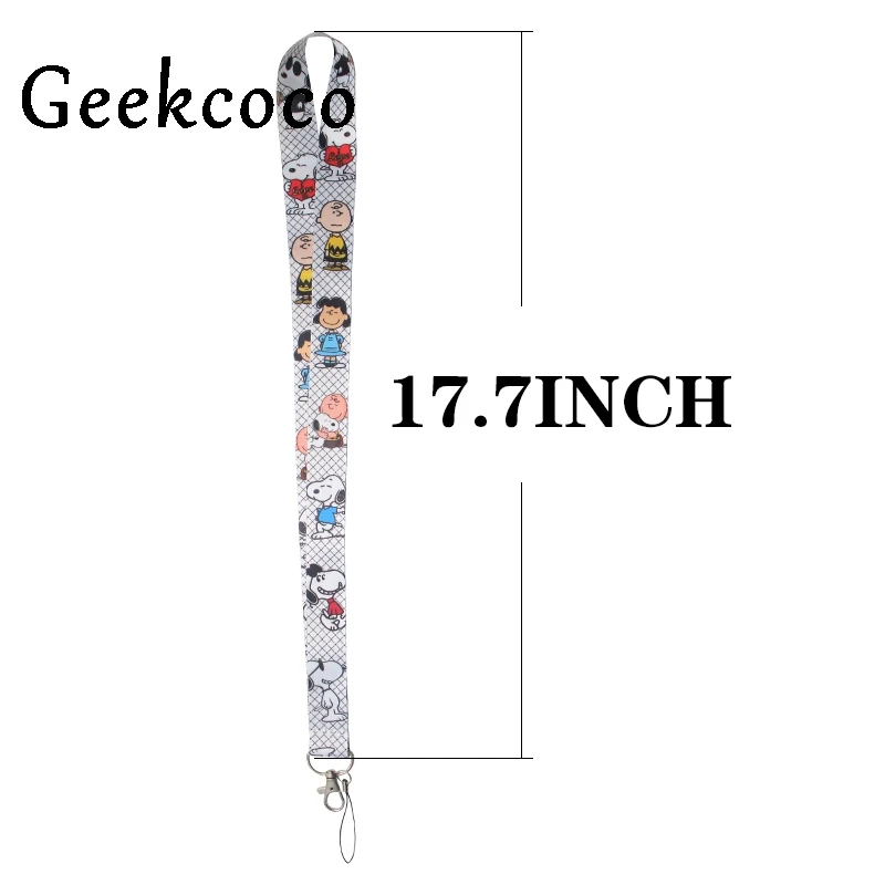 Cartoon cartoon dog Keychain Accessories Safety Breakaway Mobile Phone USB ID Holder Keys Straps Tags Neck lanyard Camera J0203