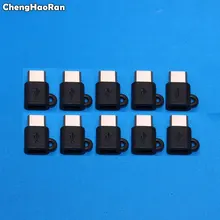 ChengHaoRan Тип usb C адаптер для микро-флеш-накопителя USB Тип type-C USB 3,1 OTG конвертер для Xiaomi 4C Mi5 samsung S8 huawei P9 LG с цепочкой