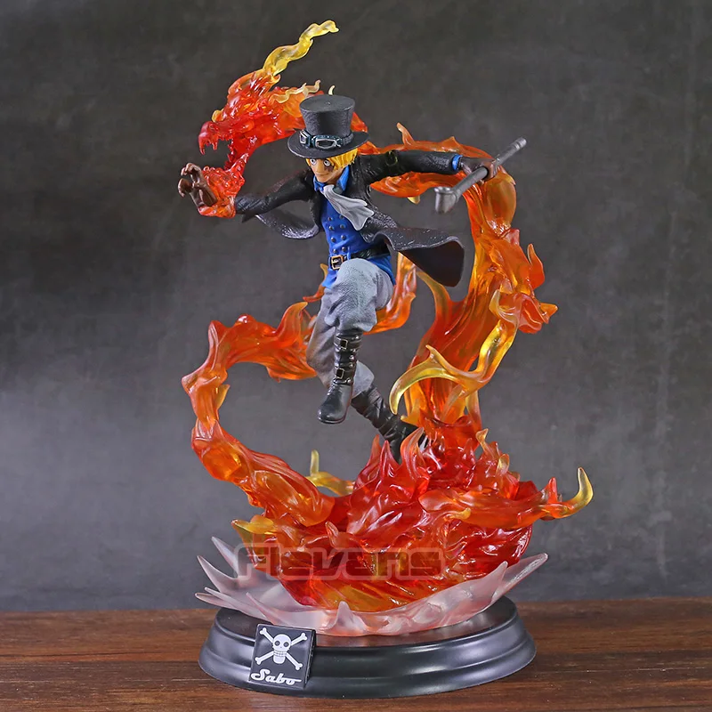 アニメワンピースpopサボ炎龍王像pvcフィギュアコレクタブルモデル玩具 アクション トイ フィギュア Aliexpress
