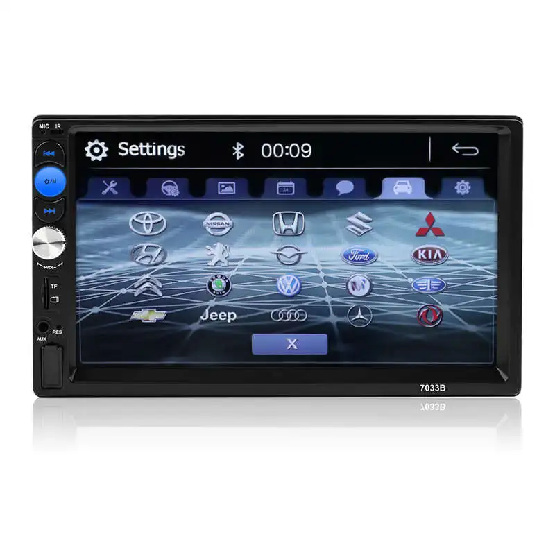 7033B Автомагнитола 2 Din Mp5 плеер Mirrorlink Android 2Din 7 дюймов пресс-экран Hd Bluetooth