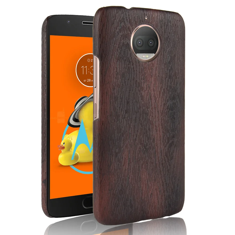 Luxury Woodern Skin Vintage Leather Case For MOTO G5S Cover Hard Shell On Motorola Phone Cases Fundas Bag |