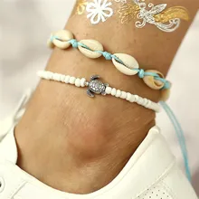 Miss JQ новые модные ножные браслеты с черепахой для женщин пляжные украшения значки на руки аксессуары, браслеты tobilleras pulsera para tobillo