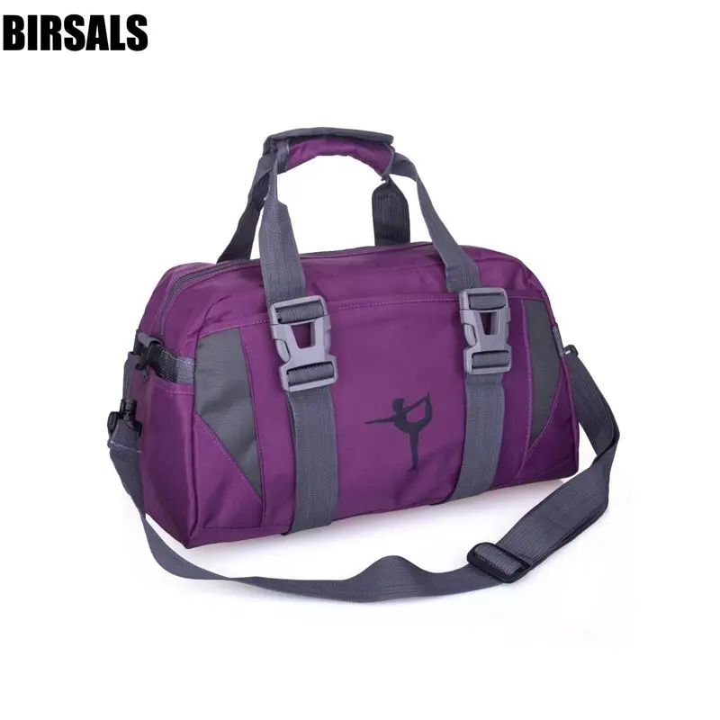 Women Purple Yoga Sports Dance Bag Girls Pink Gym Dancing Bag For Fitness Adult Big Waterproof Handbag Shoulder Dance Bag AS8631