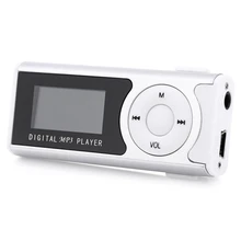 Mini Portable 1.1 Inch LCD Screen MP3 Player High Quality Audio Player E-book FM Support 32GB TF Card Digital
