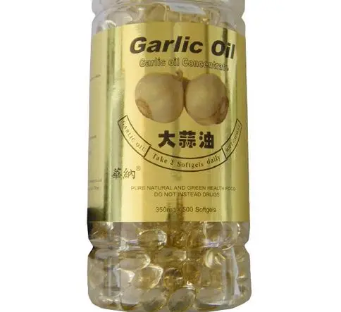 

Free Shipping 500pcs Garlic Oil Boosts Immunity Improves Cardiovascular Health Lowers Bad Cholesterol Treats Acne