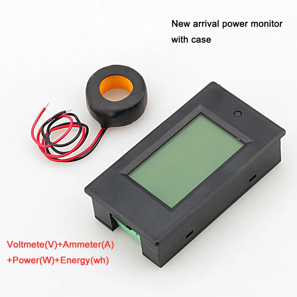 

AC 80~260V 100A Power Meter Accurate Voltmeter Ammeter kWh Watt Energy Meter Voltage Current Power Monitor Tester