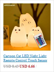 9 цветов Сова светодиодный ночник беспроводной Bluetooth динамик музыкальный плеер usb зарядка силиконовая птица спальня прикроватная лампа для детей