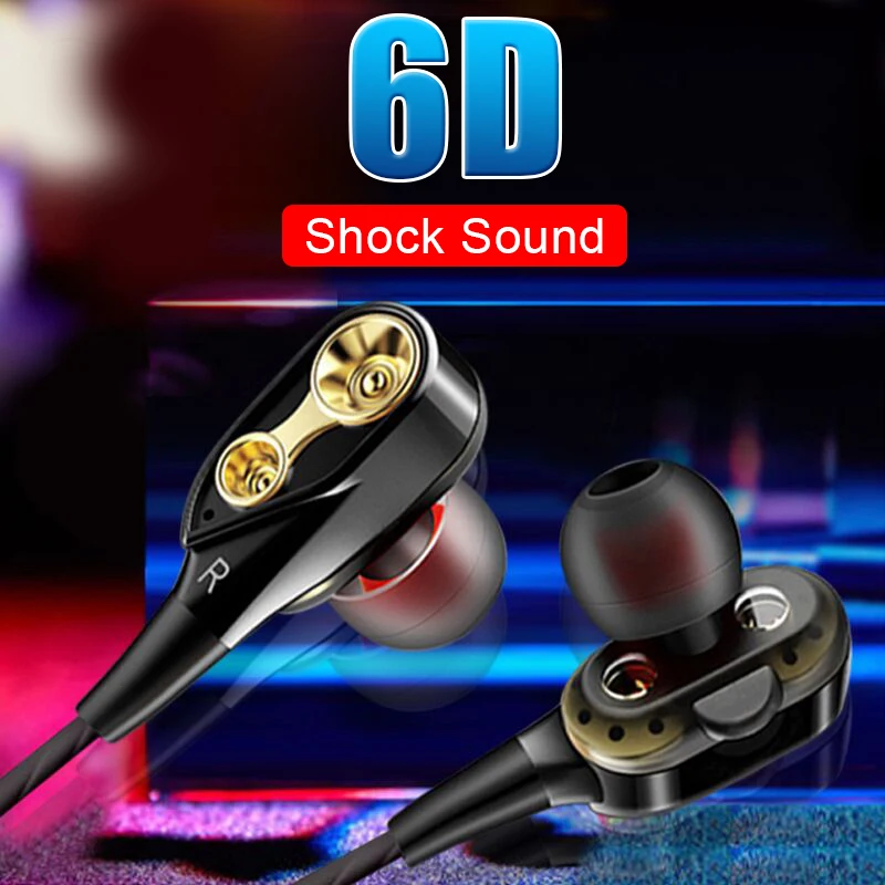

3.5mm In Ear Sport Earphone With Mic For IPhone Samsung Huawei Xiaomi Redmi Mobile Phone Gaming Headset Bass Sound Earbuds
