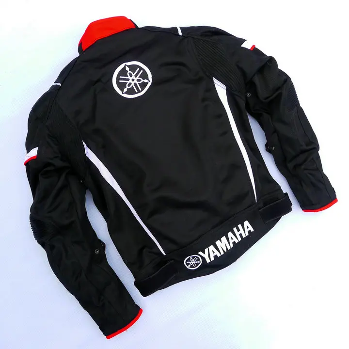 Verano motocicleta Moto GP chaqueta con Protector para YAMAHA M1 equipo Racing Motocross ropa azul negro