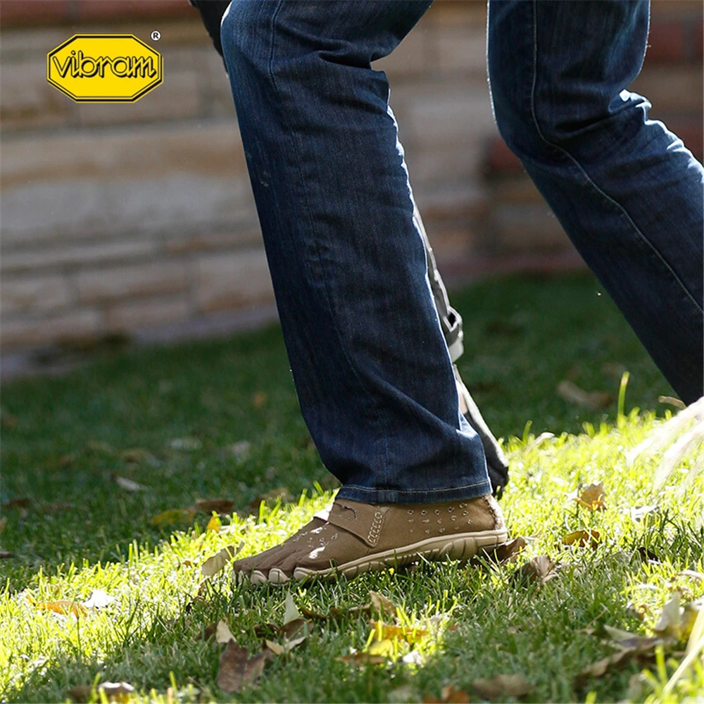 Мужские летние дышащие слипоны Vibram Fivefinger CVT пеньковые с пятью пальцами для отдыха