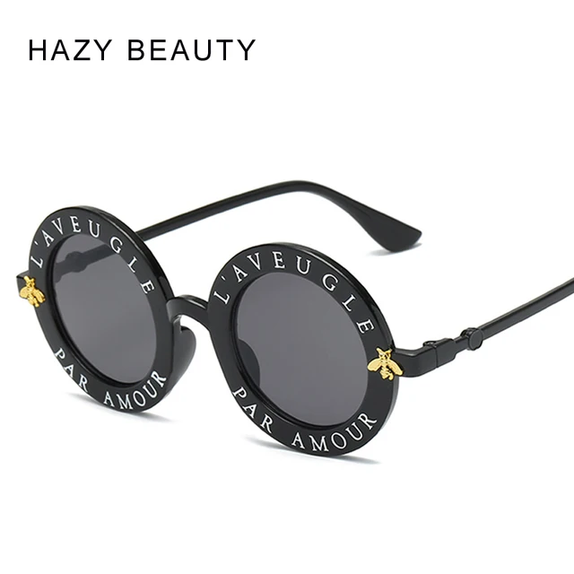 Rétro L'aveugle Uv400 Designer Lunettes Amour Distinctif Rondes Hommes Unique Mode Par De Soleil Femmes Marque PkOXZiu