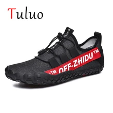TULUO/летние пляжные тапочки унисекс на открытом воздухе; обувь для плавания; мужские пляжные тапочки; спортивные носки с босиком; Tenis Masculino