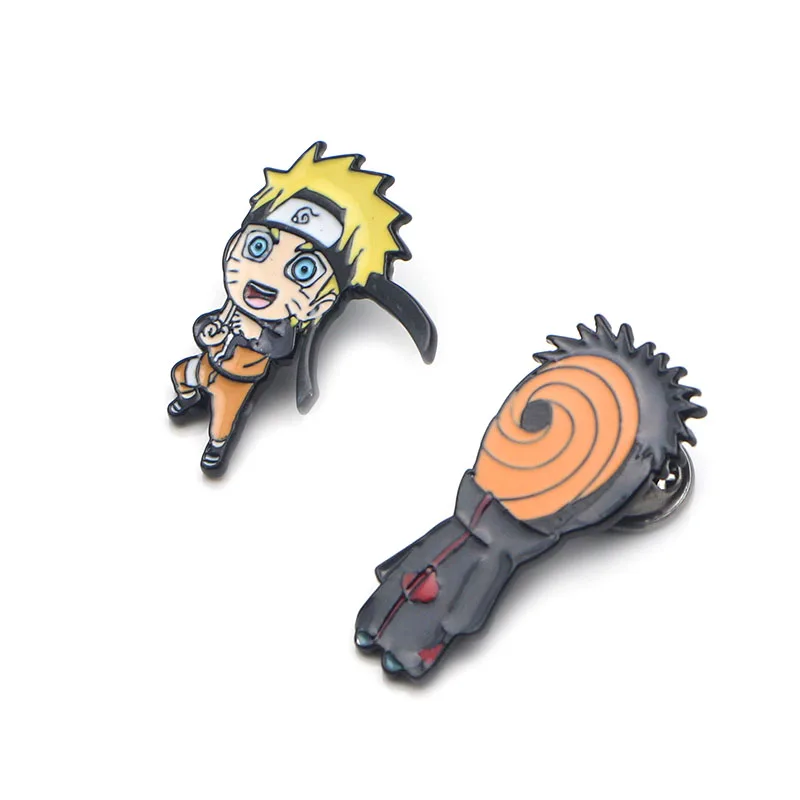 L3229 Uzumaki Naruto эмалированная булавка броши мультфильм креативная металлическая брошь булавки Джинсовая Шляпа значок воротник ювелирные изделия 1 шт