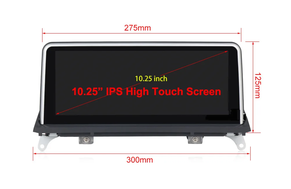 Excellent 10.25" IPS Android 8.1 System Car GPS Navi Screen For BMW X5 E70 X6 E71 2007-2013 Multimedia Player 6 Core CPU 2+32G RAM WIFI 5