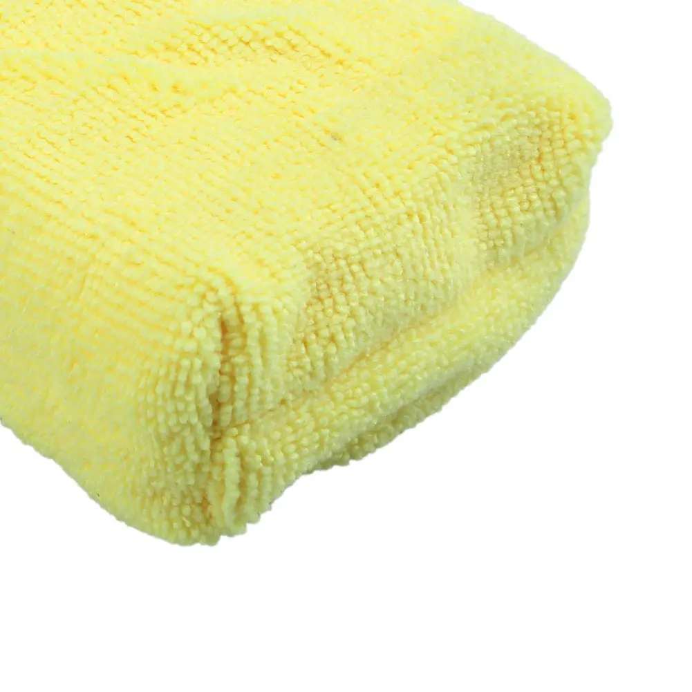 Автомобильная стильная профессиональное микроволокно Автомобильная губка для чистки ткани многофункциональная для мытья чистящая ткань желтый
