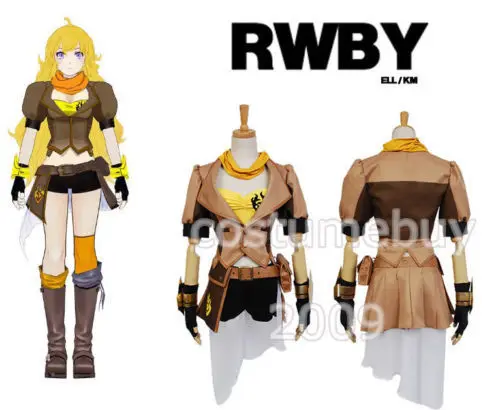 Yang Xiao Long Cosplay Costume for Women - Yellow Trailer Halloween Outfit image 2