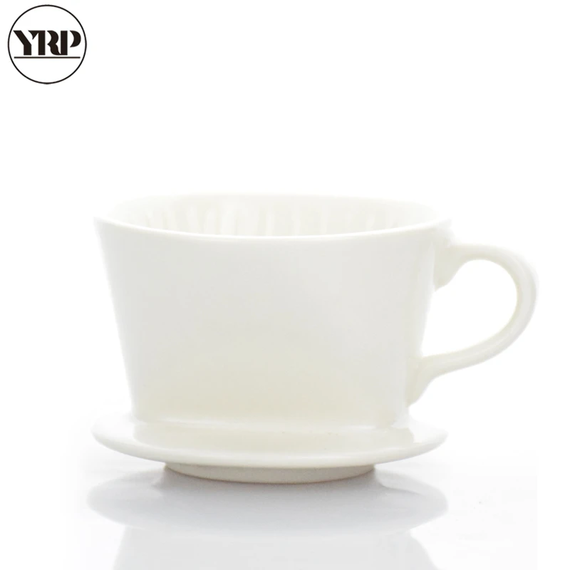YRP Espresso V60 Coffee Dripper Ceramic Coffee Drip Filter Cup Filters
